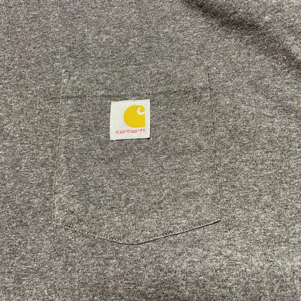 Carhartt Long Sleeve Pocket T-Shirt Mens 3XL Dark‎ Gray Loose Fit